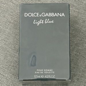 Dolce & Gabbana Light Blue Pour Homme Eau de Toilette 4.2 fl oz Sealed B…